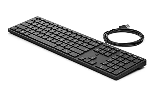 Amazon | HP 有線 USB 薄型 320K 日本語配列 JPキーボード | HP